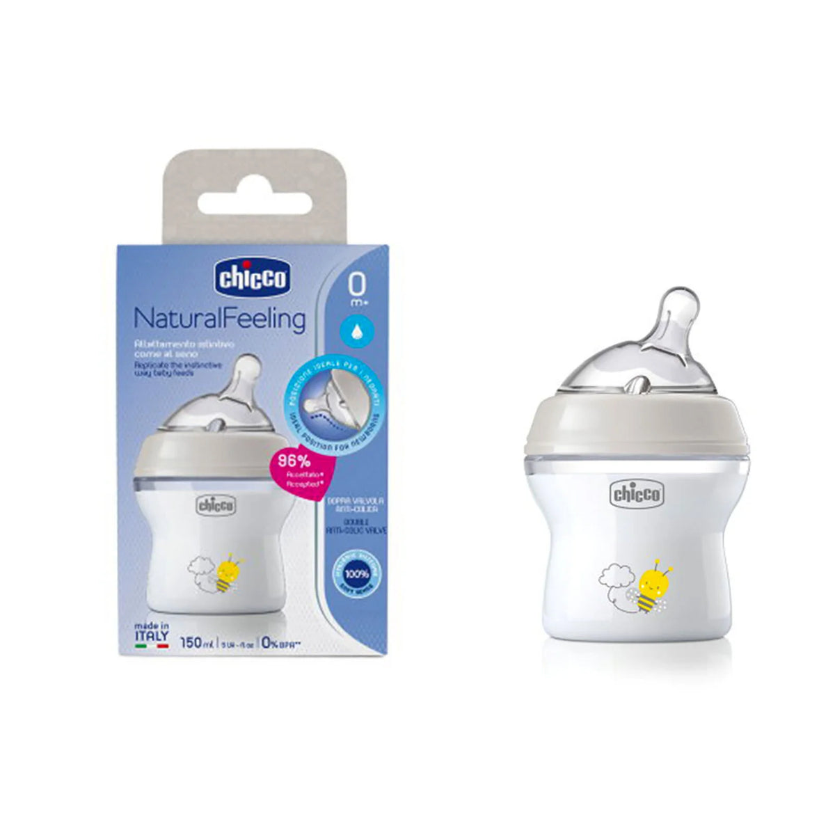 Chicco NaturalFeeling PP Biberon 0 Ay+ 150 ml