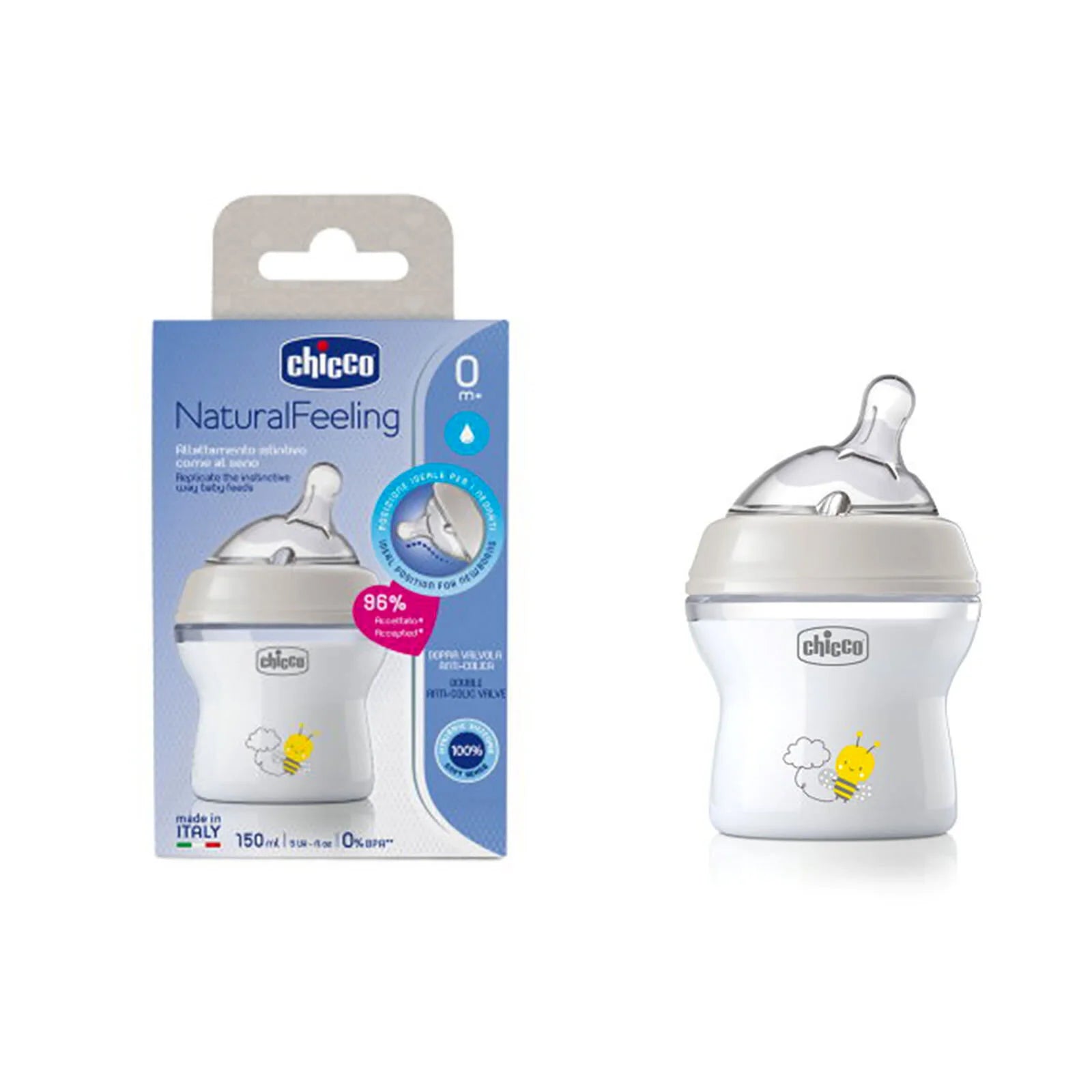 Chicco NaturalFeeling PP Biberon 0 Ay+ 150 ml