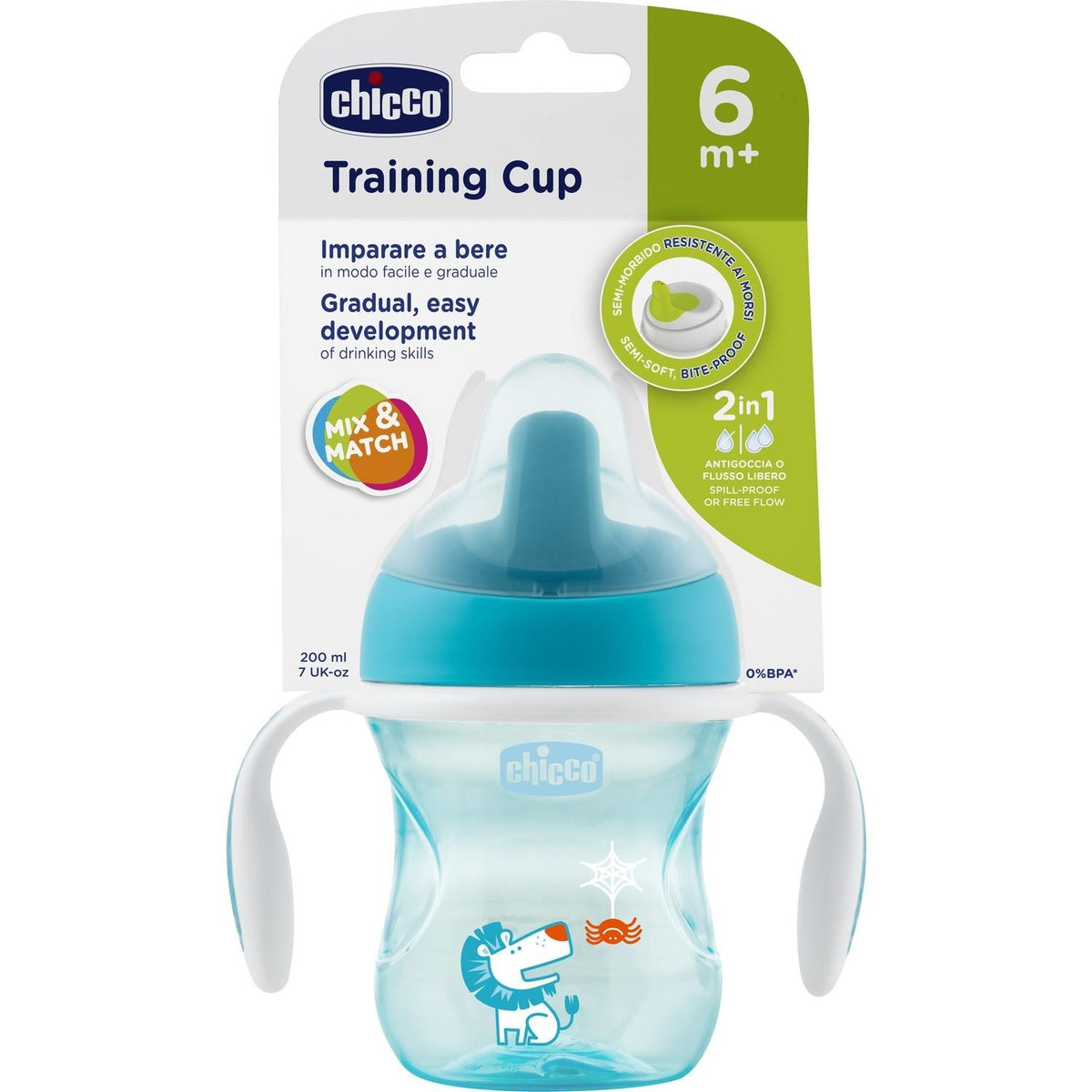 Chicco Yarı Yumuşak Uçlu Alıştırma Bardağı 6 Ay+ Kız
