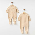 Eslenza Baby Organik 2'li Tulum 0049 Bej