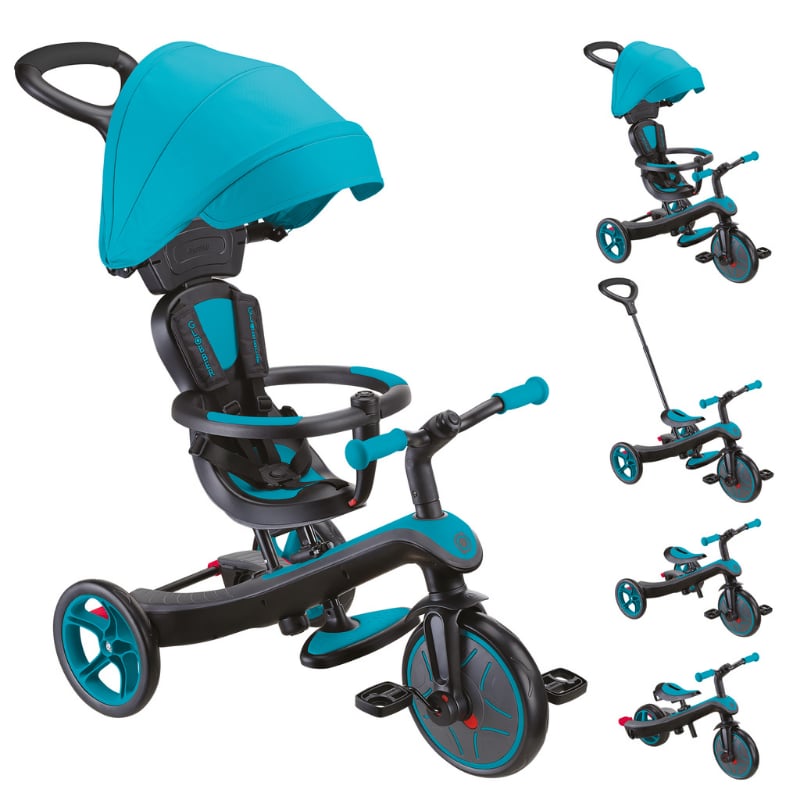 Globber Explorer 4in1 Trike Bisiklet Mavi