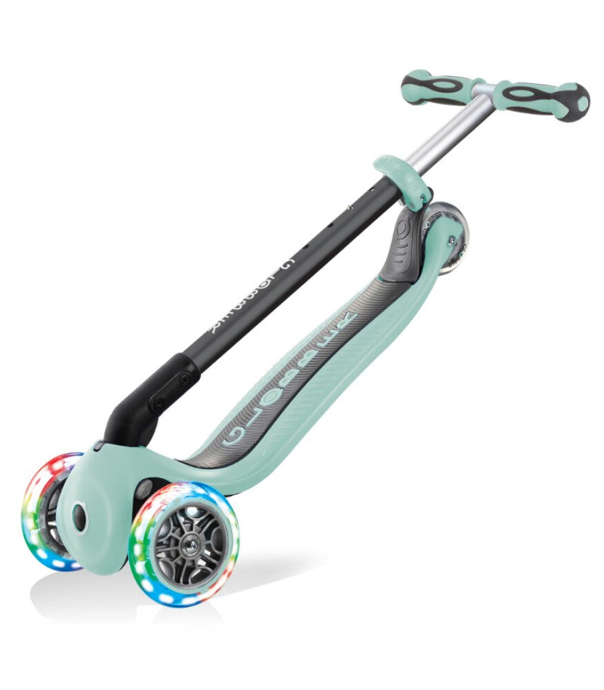 Globber Go Up Deluxe Scooter (Işıklı) Mint Yeşili