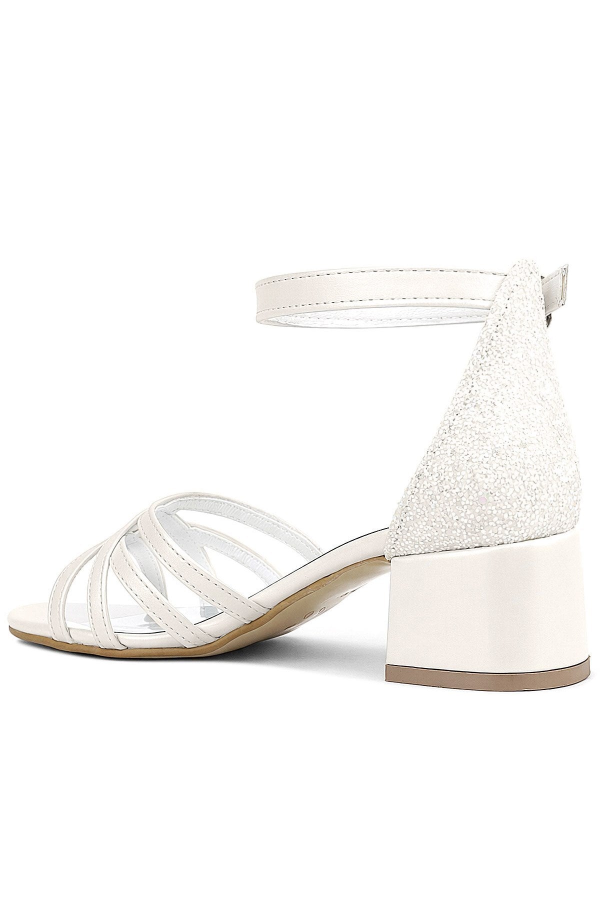 Belle Sedef Kalın Topuklu Kız Çocuk Abiye Ayakkabı