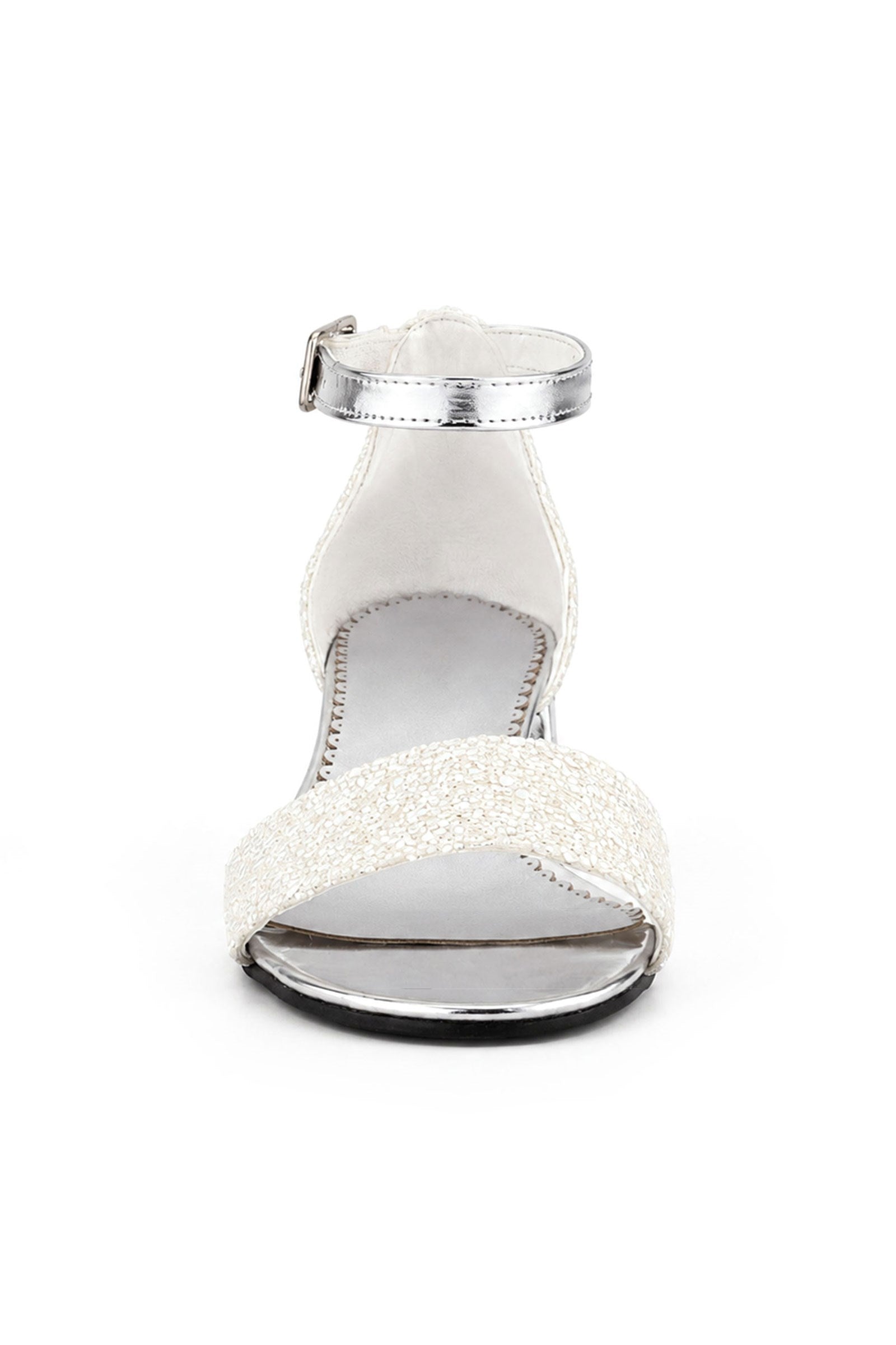 Elsa Simli Kalın Topuklu Kız Çocuk Abiye Ayakkabı