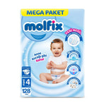 Molfix Mega Paket Bebek Bezi 4 Beden 7-14 Kg 128 Adet