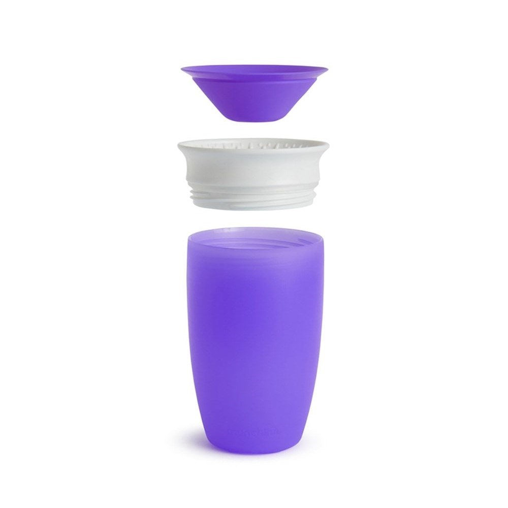 Munchkin Mucize 360° Alıştırma Bardağı 12 Ay+ 296 ml 90316 Mor