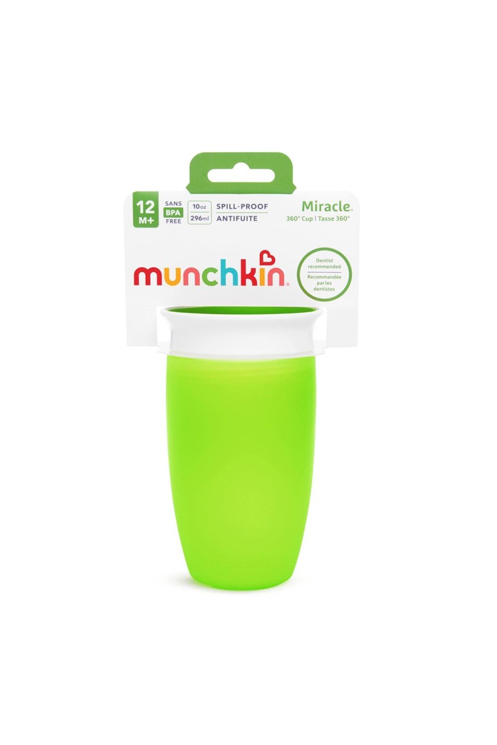Munchkin Mucize 360° Alıştırma Bardağı 12 Ay+ 296 ml 90316 Yeşil