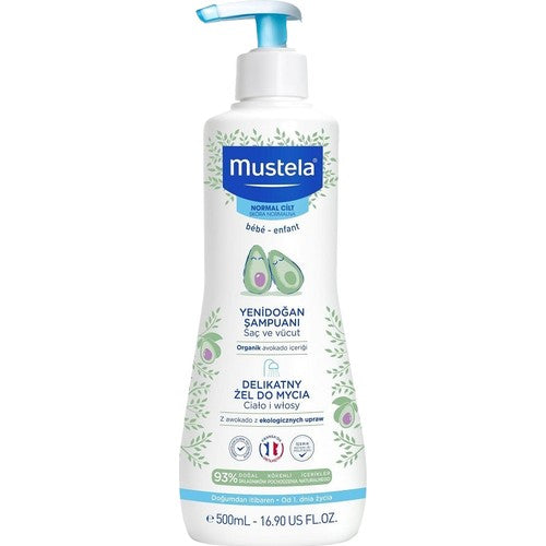 Mustela Gentle Cleansing Gel Yenidoğan Şampuan 500 ml