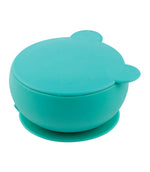 OiOi Blw I Silikon Beslenme Seti 3'Lü (Kaseli) Aqua Green