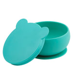 OiOi Blw I Silikon Beslenme Seti 3'Lü (Kaseli) Aqua Green