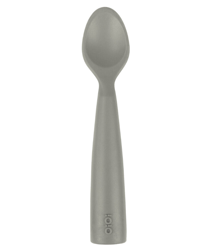 OiOi Nam Nam Silikon Mama Kaşığı Powder Grey