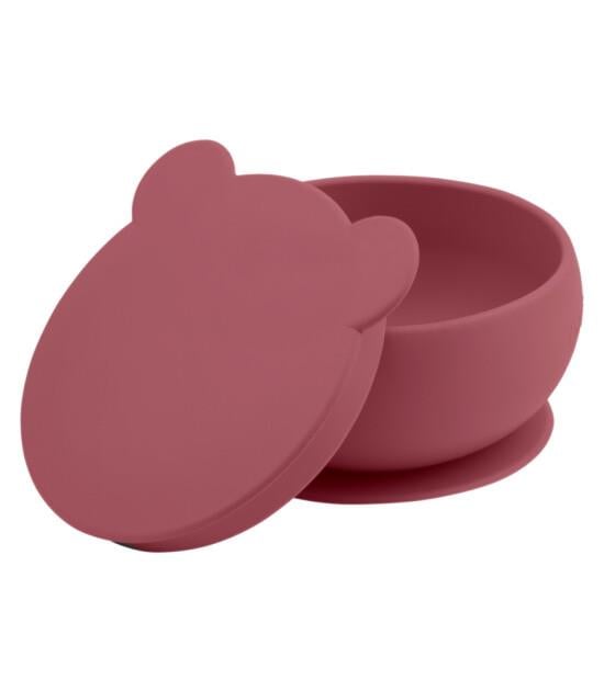 OiOi Silikon Kapaklı Kase Velvet Rose