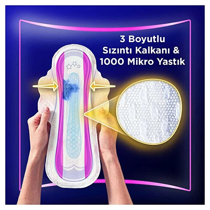 Orkid Ultra Platinum Gece Ekstre Plus Ped 20'Li