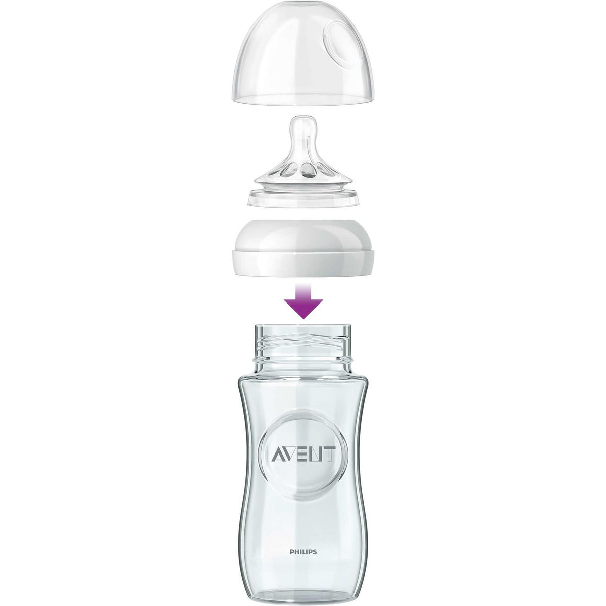 Philips Avent Natural Cam Biberon 240 ml SCF053/17