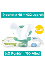 Prima Aqua Pure Islak Havlu Mendil 9'Lu 432 Yaprak