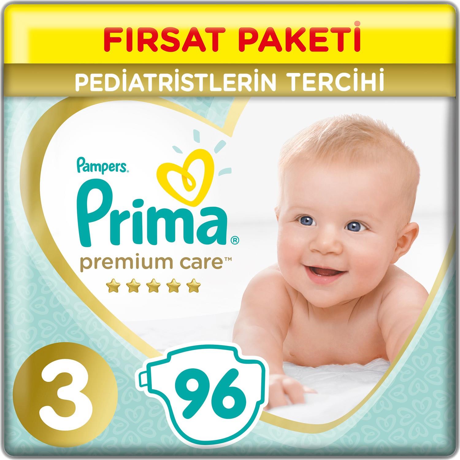 Prima Premium Care Fırsat Paketi 3 Beden 96 Adet