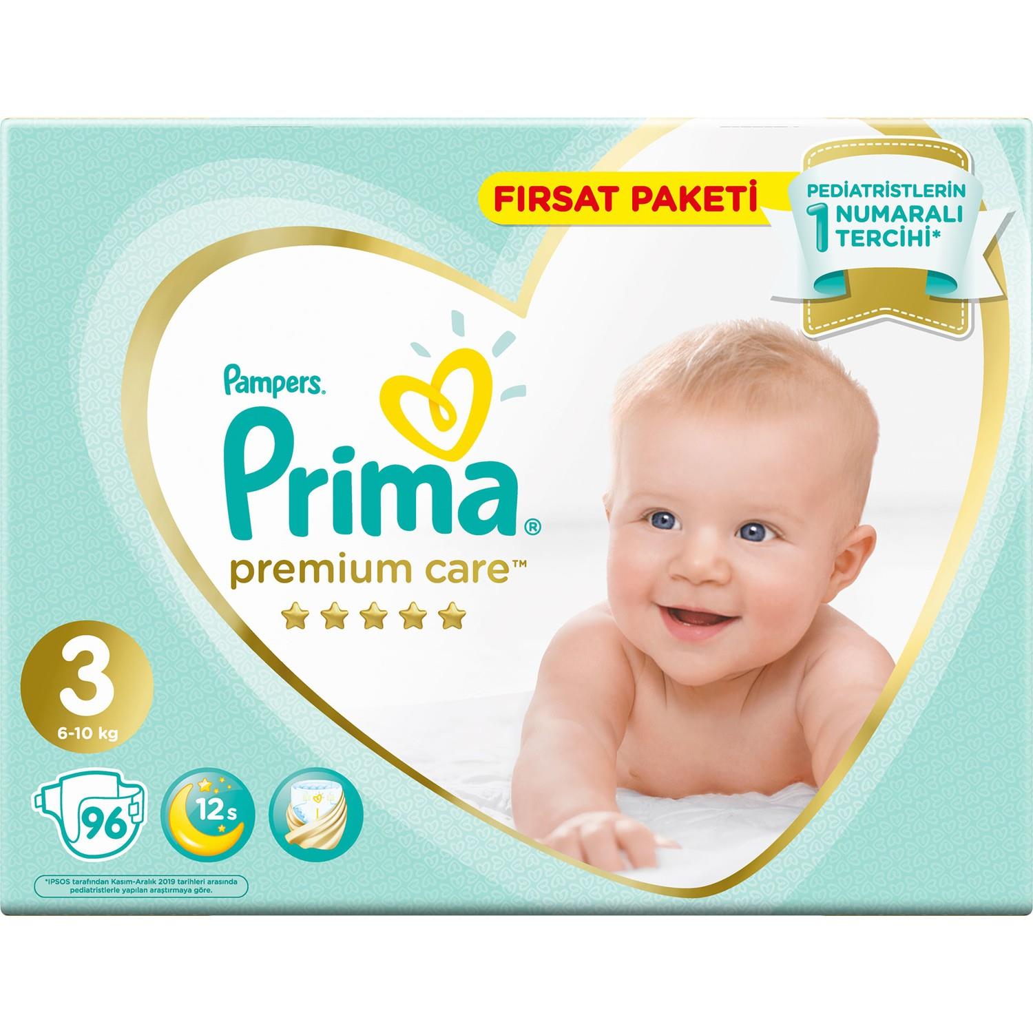 Prima Premium Care Fırsat Paketi 3 Beden 96 Adet