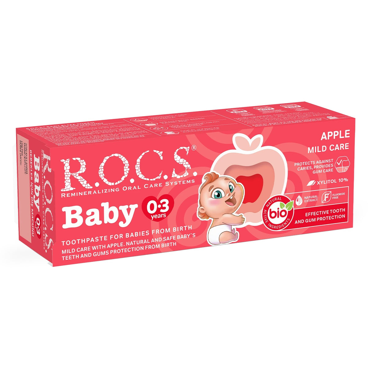 R.O.C.S. Baby Diş Macunu 0-3 Yaş 35 ml Elma