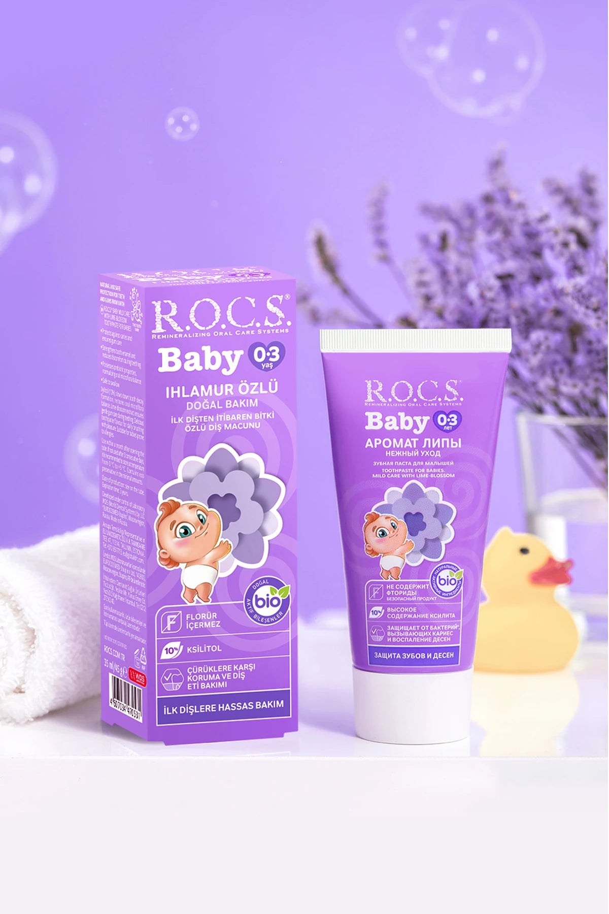 R.O.C.S. Baby Diş Macunu 0-3 Yaş 35 ml Ihlamur