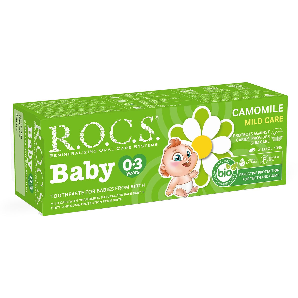 R.O.C.S. Baby Diş Macunu 0-3 Yaş 35 ml Papatya