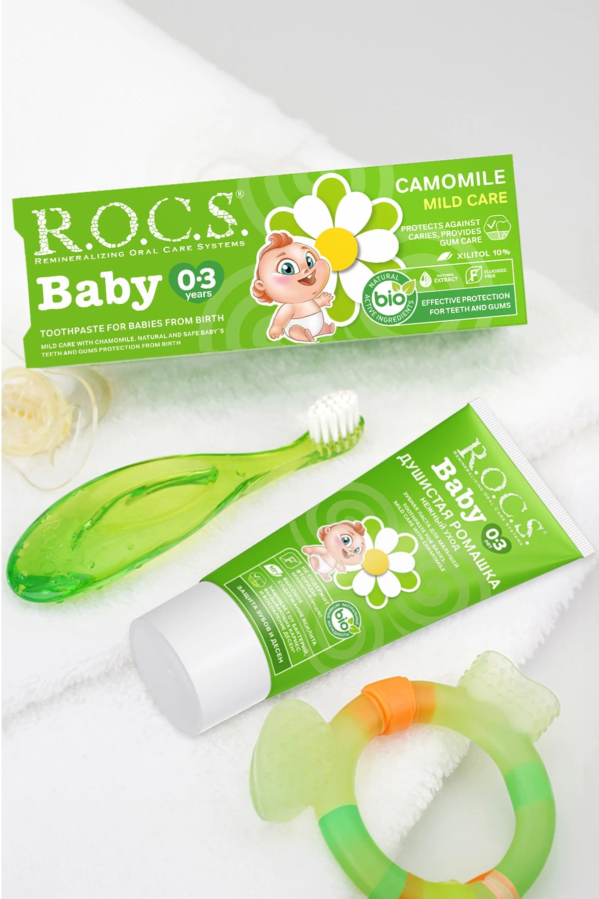 R.O.C.S. Baby Diş Macunu 0-3 Yaş 35 ml Papatya