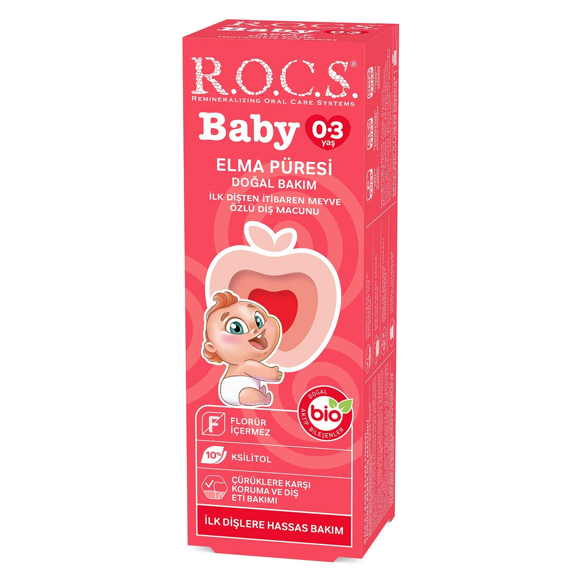 R.O.C.S. Baby Diş Macunu 0-3 Yaş 35 ml Elma