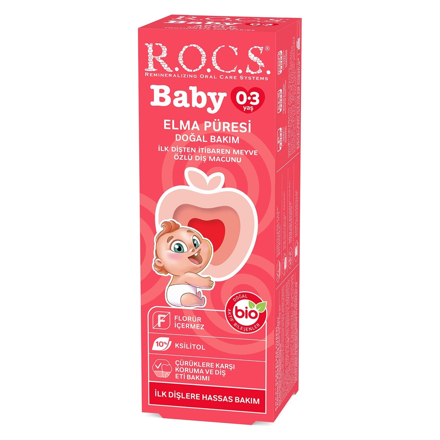 R.O.C.S. Baby Diş Macunu 0-3 Yaş 35 ml Elma