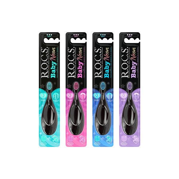R.O.C.S. Baby Neon Ekstra Soft Diş Fırçası 0-3 Yaş