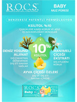 R.O.C.S. Baby Diş Macunu Muz Püresi Tadında 0-3 Yaş 45 Gr