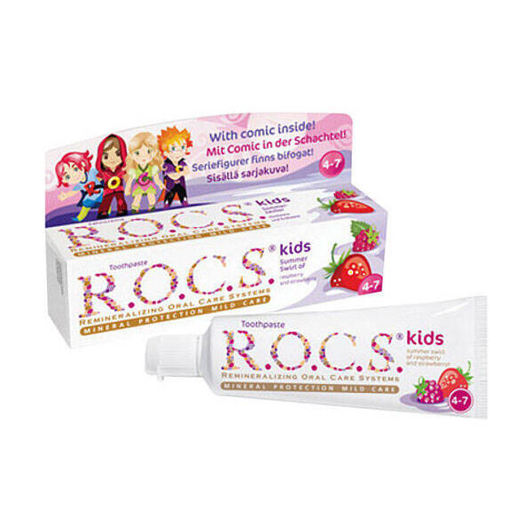 R.O.C.S. Kids Diş Macunu 4-7 Yaş 35 ml Ahududu