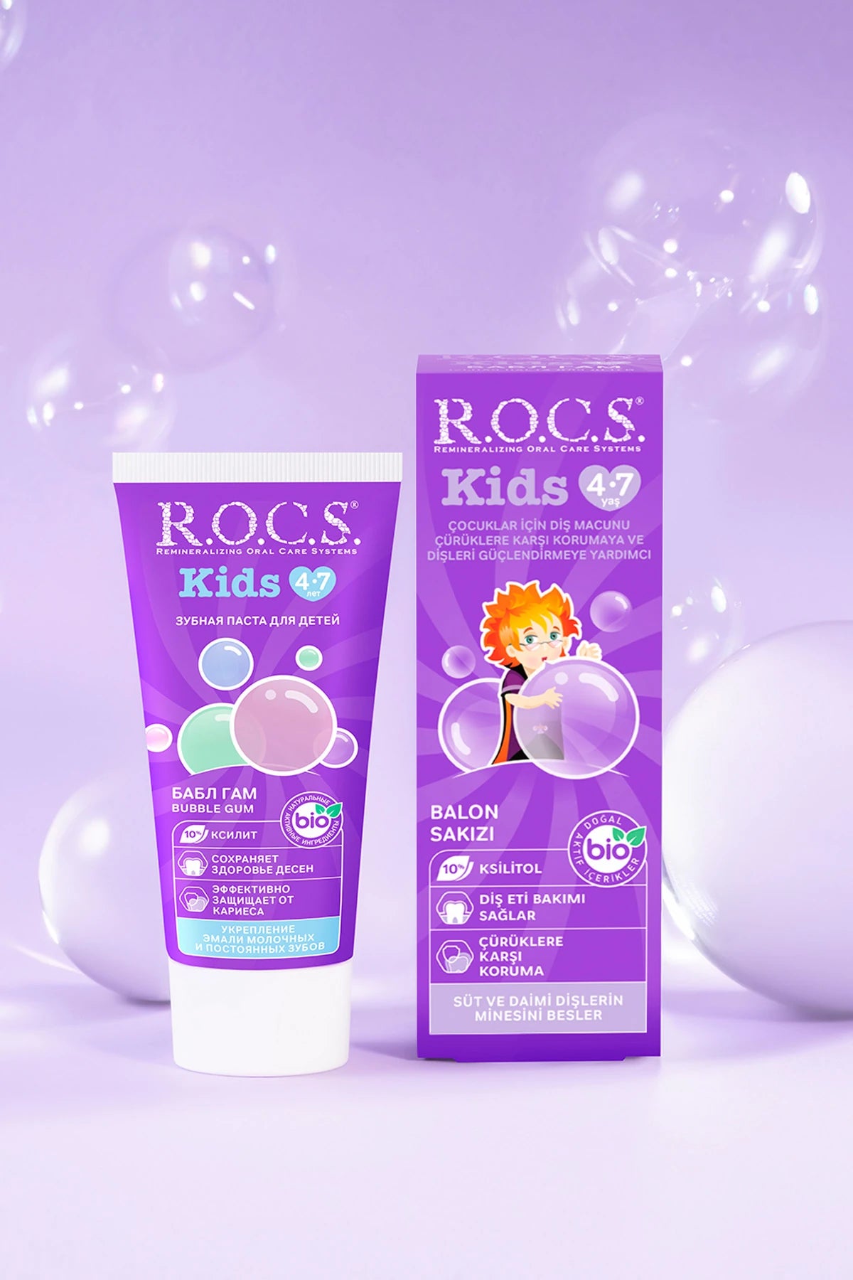 R.O.C.S. Kids Diş Macunu 4-7 Yaş 35 ml Sakız