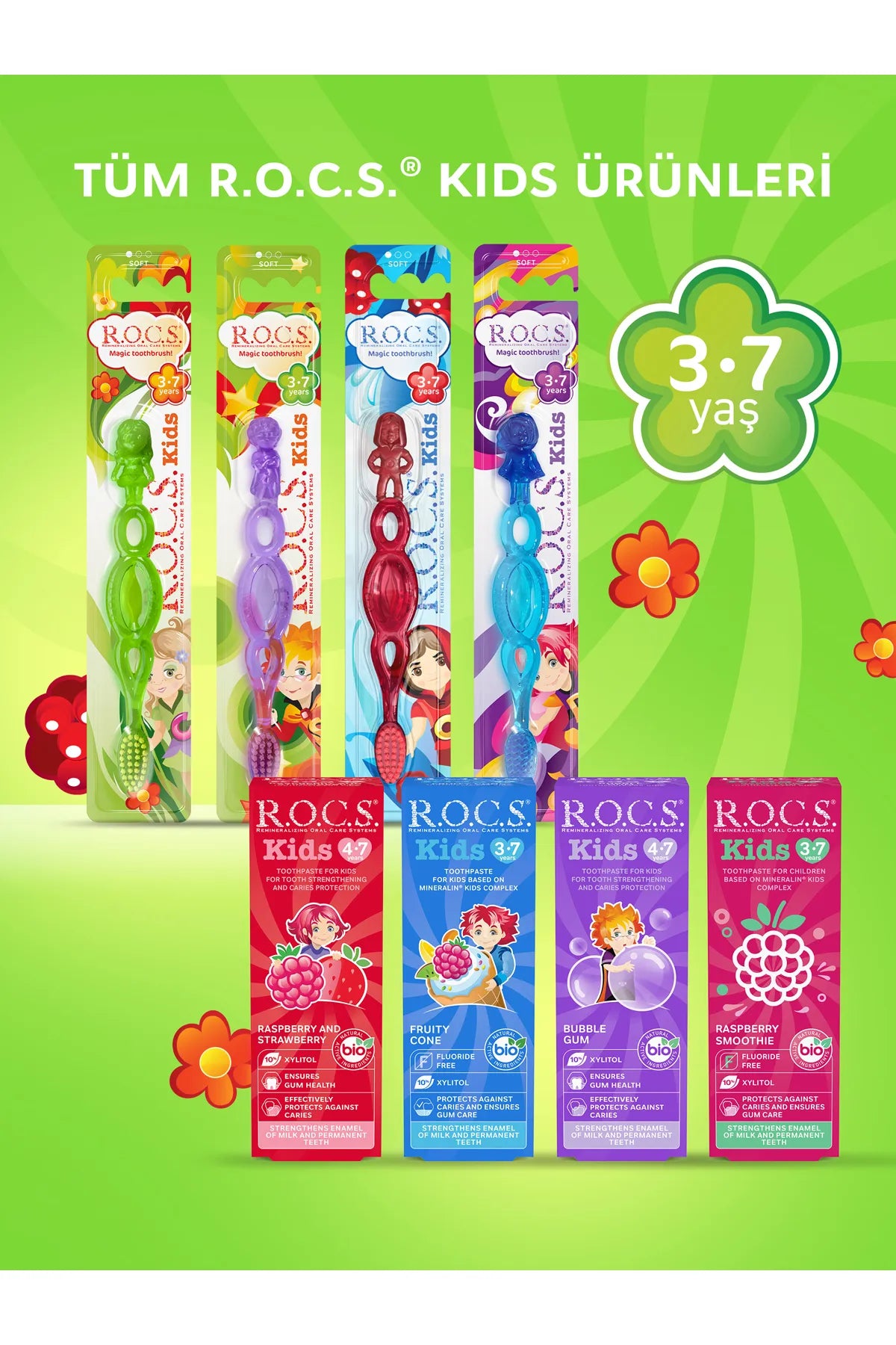 R.O.C.S. Kids Ekstra Soft Diş Fırçası 3-7 Yaş