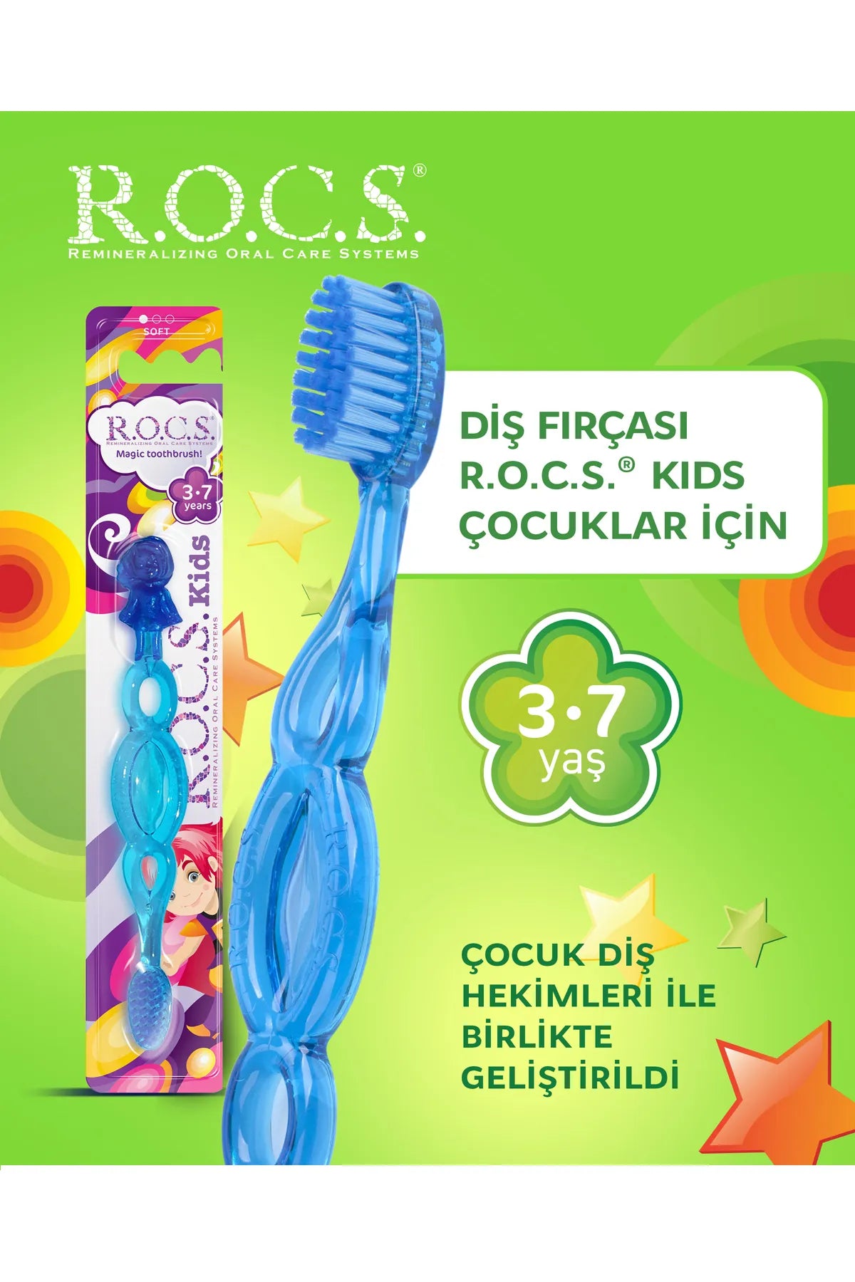 R.O.C.S. Kids Ekstra Soft Diş Fırçası 3-7 Yaş