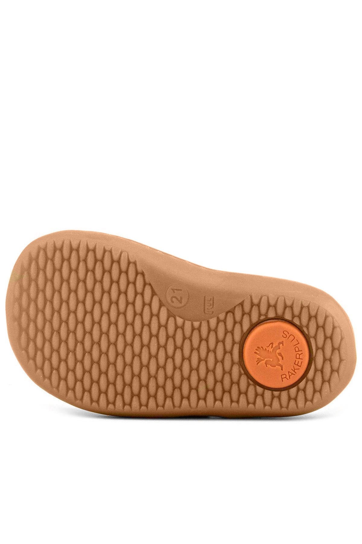 Rakerplus Bob Hakiki Deri Gri Bordo Barefoot Cırtlı Lastikli Bebek Sneaker Ayakkabı
