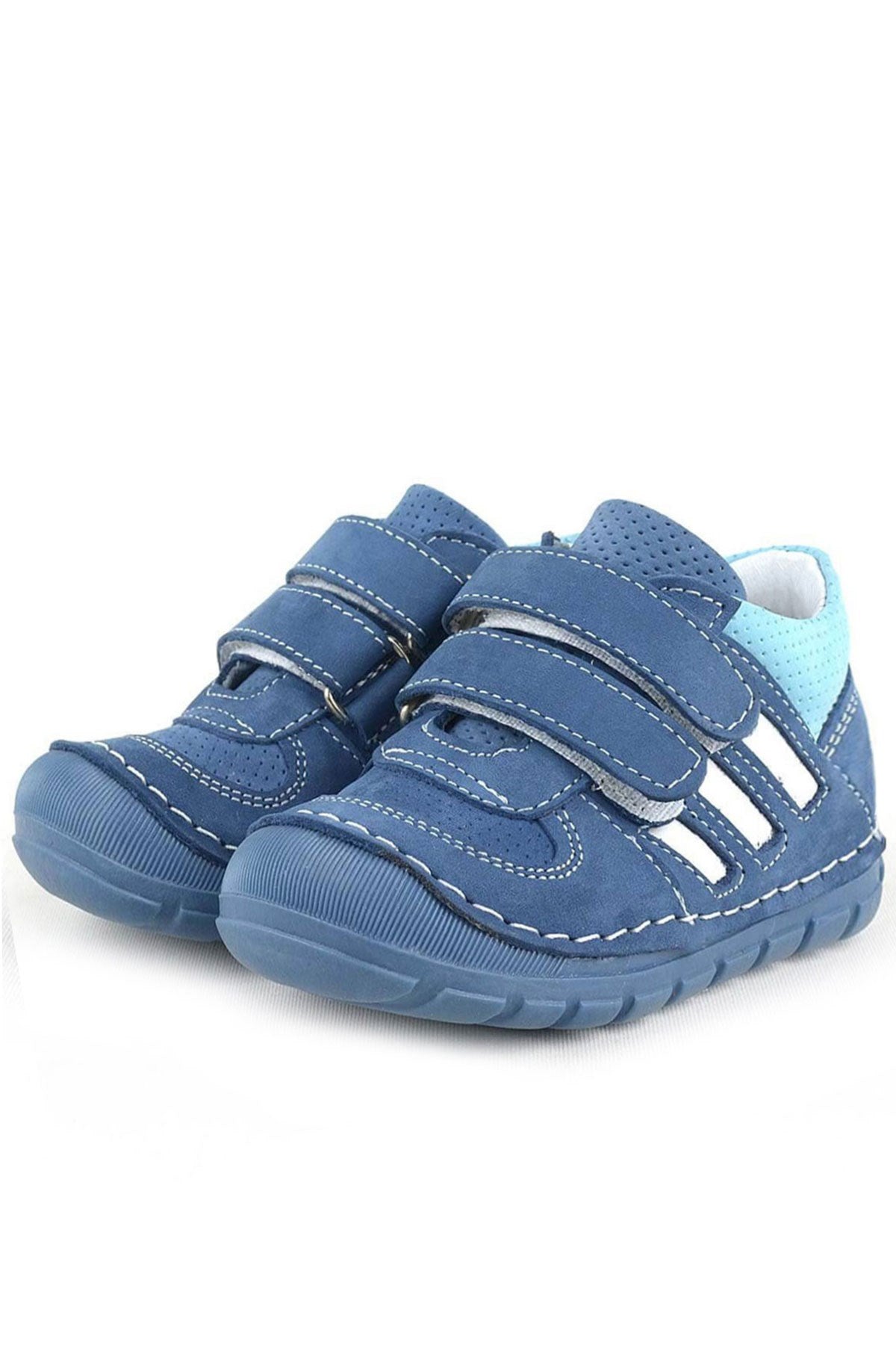 Rakerplus Grizzy Hakiki Deri Lacivert İlk Adım Erkek Bebek Ayakkabısı