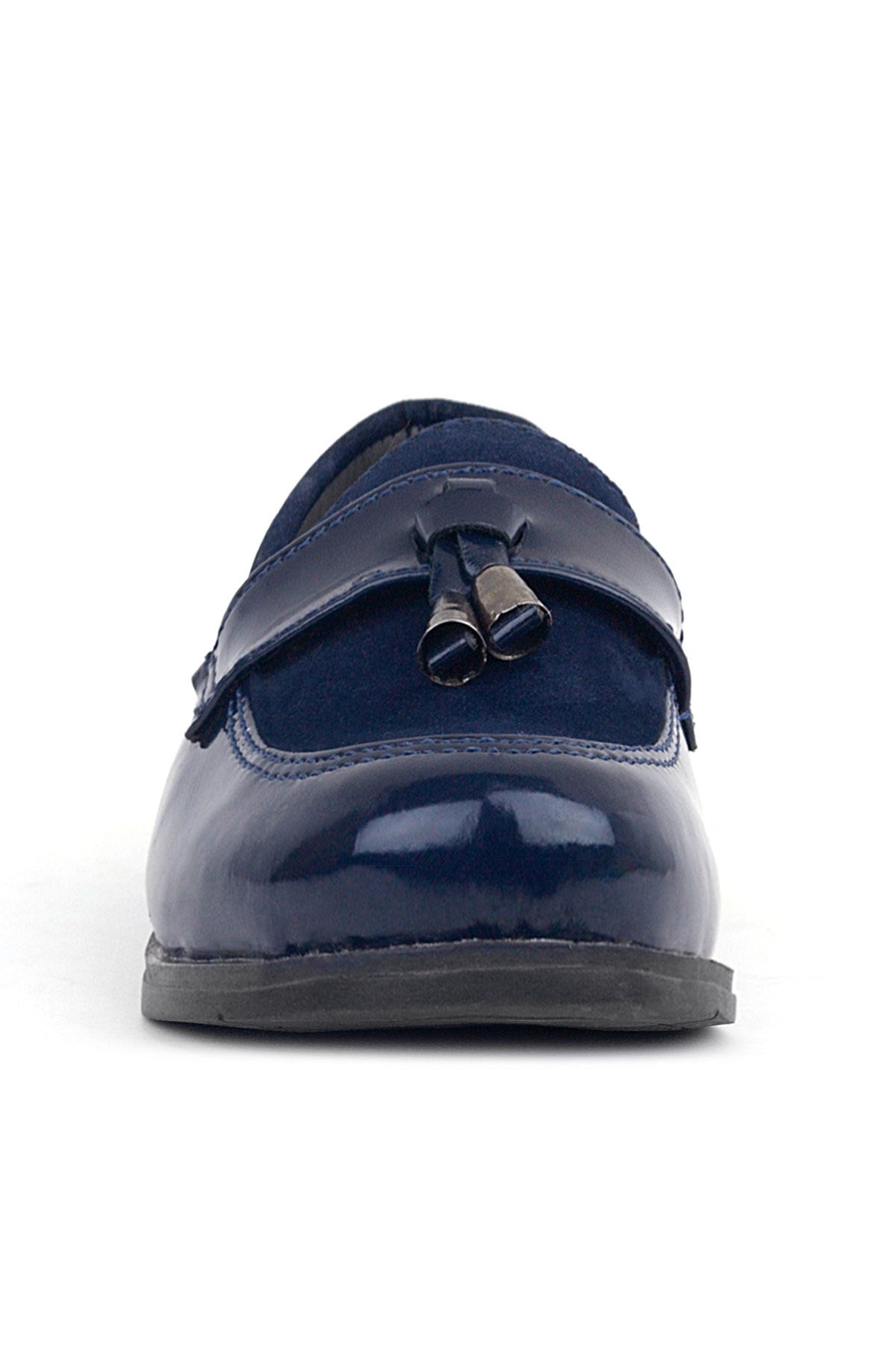 Rakerplus Lacivert Rugan Loafer Erkek Bebek Ayakkabı