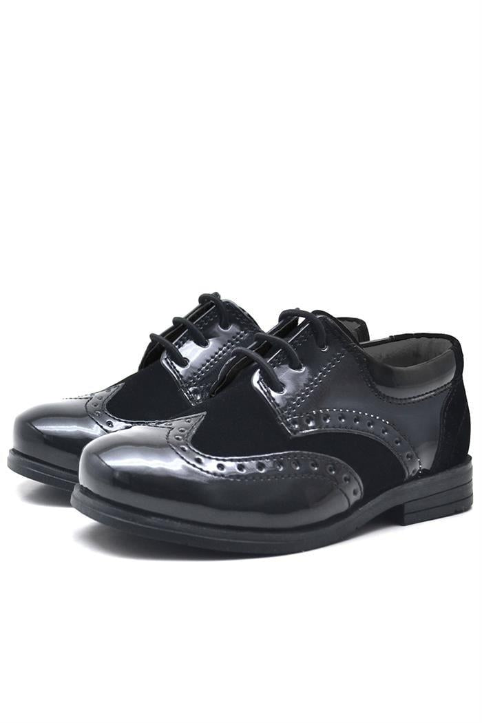 Rakerplus Titan Rugan Bağcıklı Klasik Erkek Bebek Abiye Ayakkabı