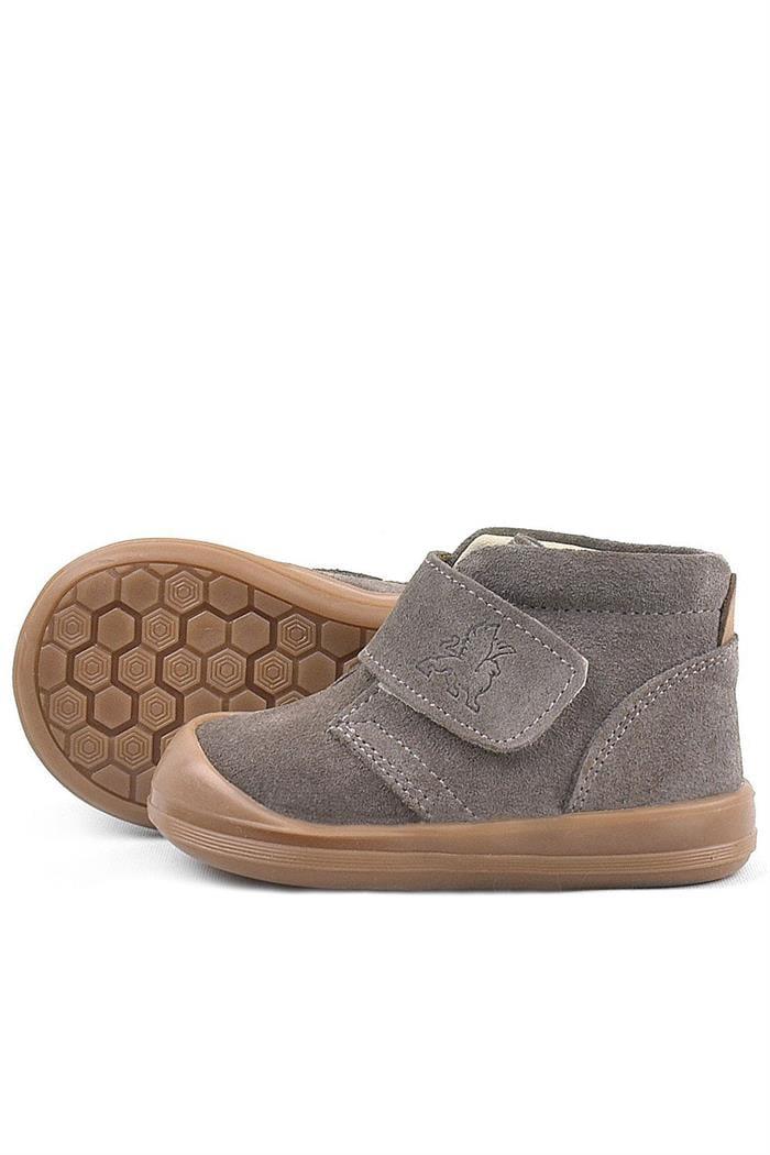 Rakerplus Yoohoo Hakiki Deri Kum Rengi Cırtlı Unisex Bebek Bot