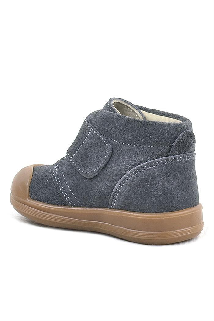 Rakerplus Yoohoo Hakiki Deri Füme Cırtlı Unisex Bebek Bot