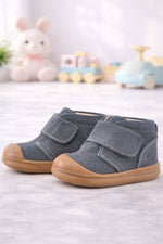 Rakerplus Yoohoo Hakiki Deri Füme Cırtlı Unisex Bebek Bot