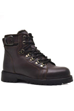 Rakerplus Griffon Hakiki Deri Fermuarlı Kışlık Çocuk Bot