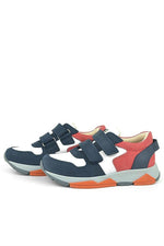 Rakerplus Hakiki Deri Lacivert Çocuk Sneakers Spor Ayakkabı