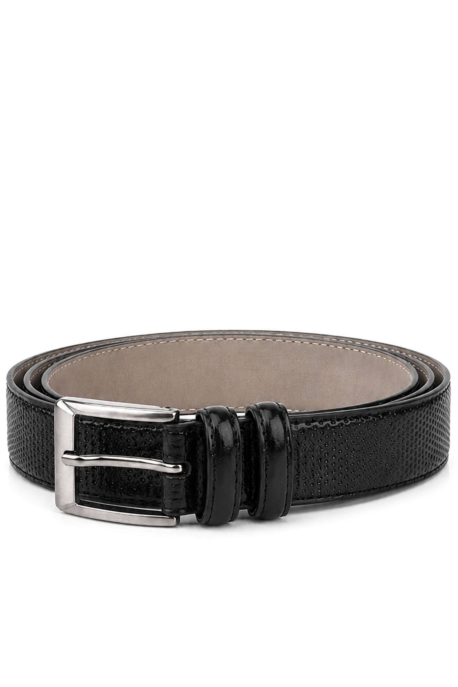 Siyah 3 cm Klasik Metal Tokalı Rugan Erkek Çocuk Kemer