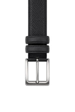 Siyah Mat 3 cm Klasik Metal Tokalı Erkek Çocuk Kemer