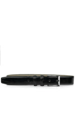 Rakerplus Siyah Rugan 3 cm Erkek Çocuk Kemeri (85-110cm)