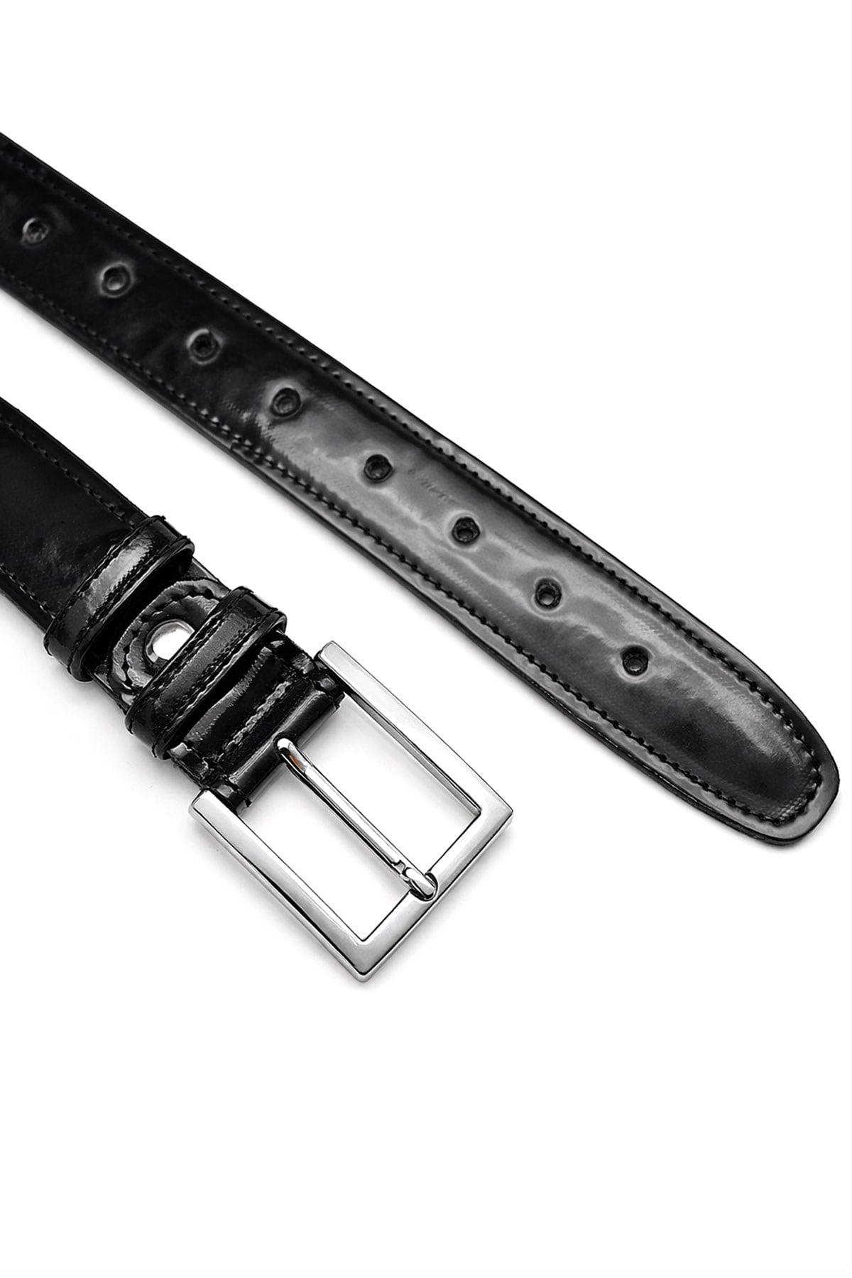 Rakerplus Siyah Rugan 3 cm Erkek Çocuk Kemeri (85-110cm)