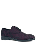 Rakerplus Bordo Bağcıklı Takım Elbise Klasik Çocuk Ayakkabı