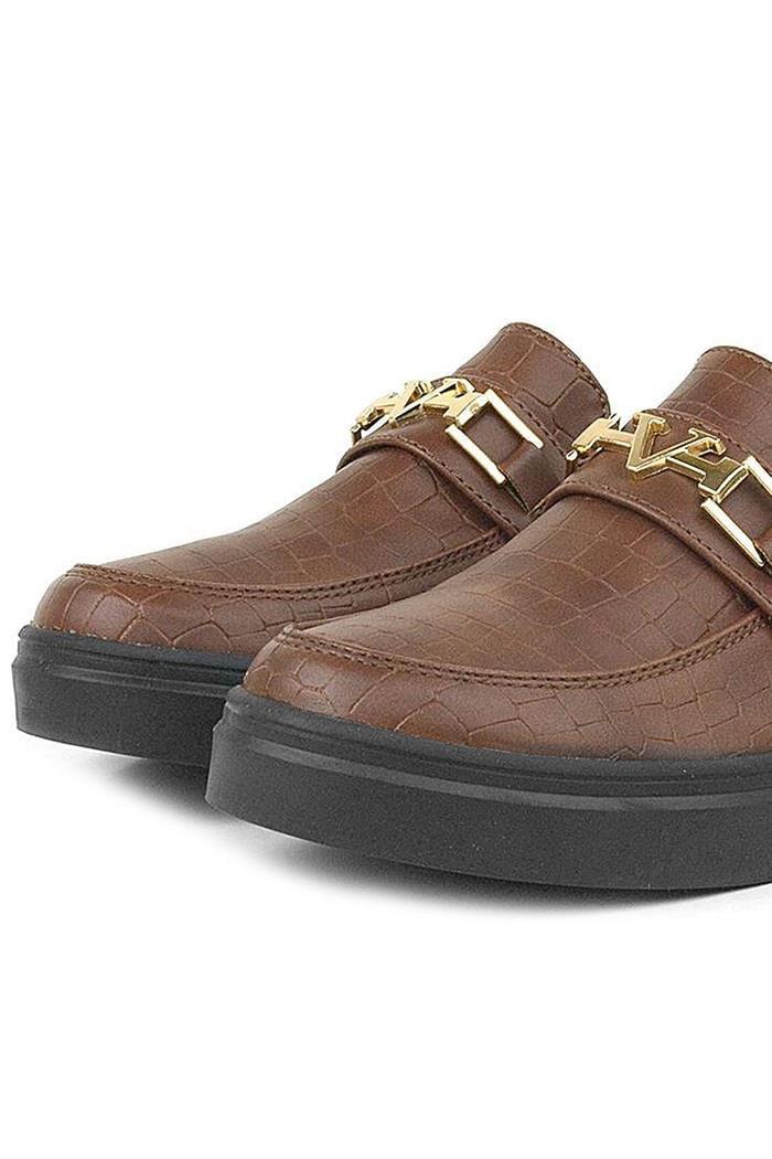 Rakerplus Taba Tokalı Loafer Çocuk Klasik Ayakkabı