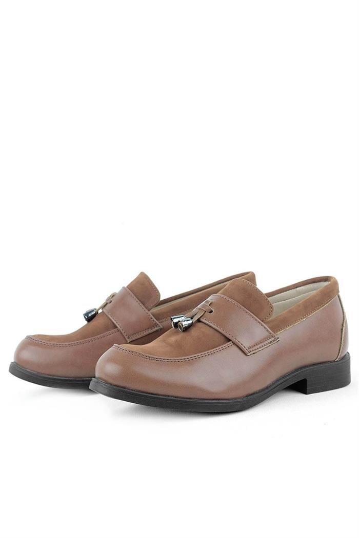 Rakerplus Taba Klasik Loafer Erkek Çocuk Ayakkabı