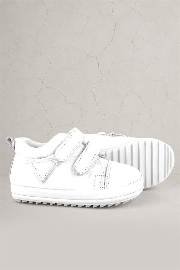 Rakerplus Scrat Hakiki Deri Beyaz İlk Adım Ayakkabısı